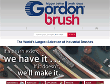 Tablet Screenshot of gordonbrush.com